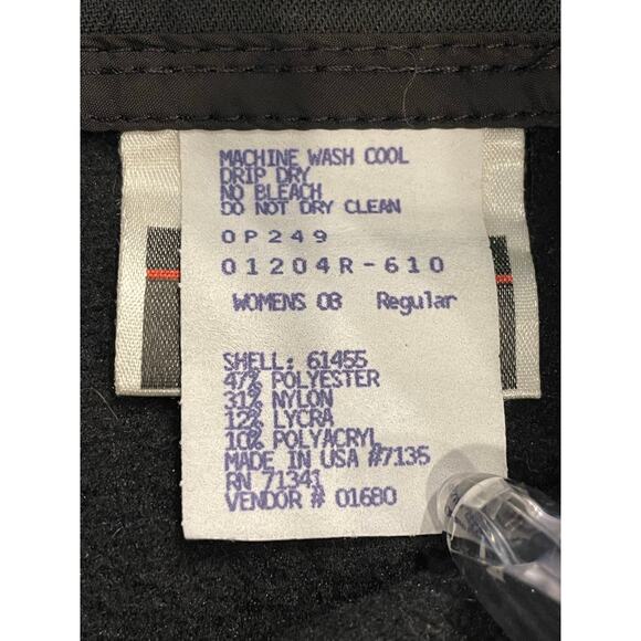 Schoeller WB-400 black stirrup Snow/ski pants Womans 8 Regular , Vintage - Picture 4 of 14